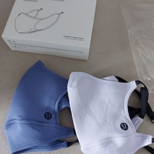 Lululemon ear loop masks x 2 BNWOT
